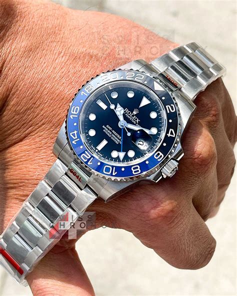 rolex gmt-master ii batman oyster men's watch 126710blnr-0003|Rolex Batman 116710.